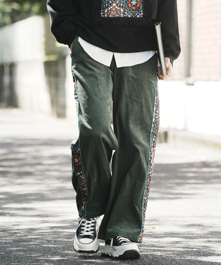 CORDUROY SIDE LINE PANTS