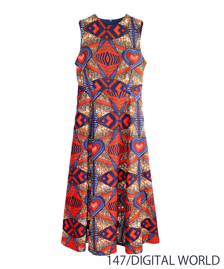 AFRICA BACK OPEN DRESS