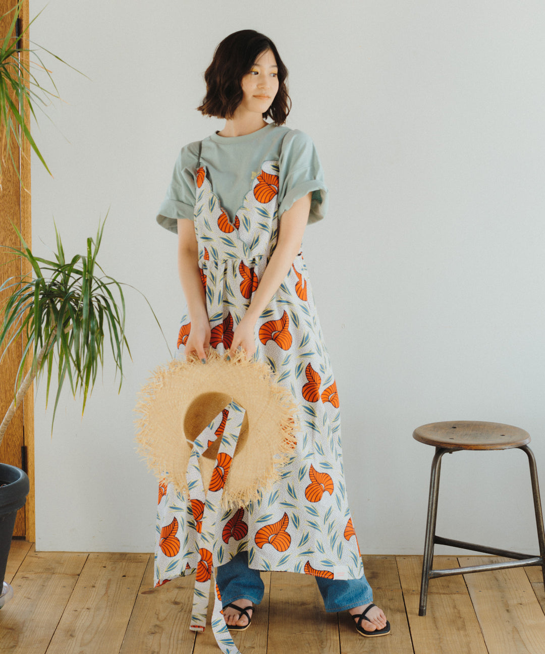 Africa Scallop Dress