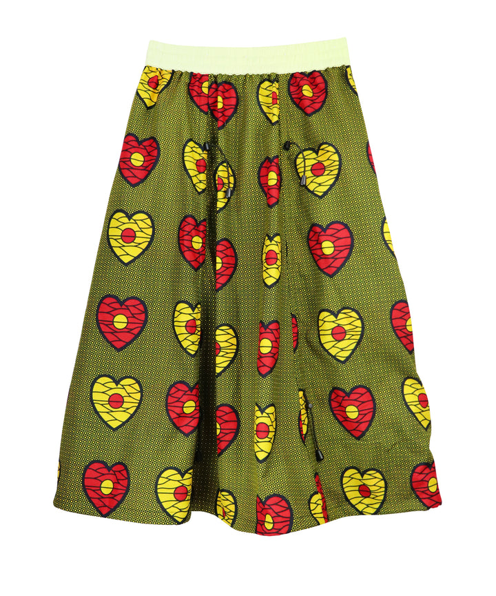 AFRICA REVERSIBLE DREWSTRING SKIRT