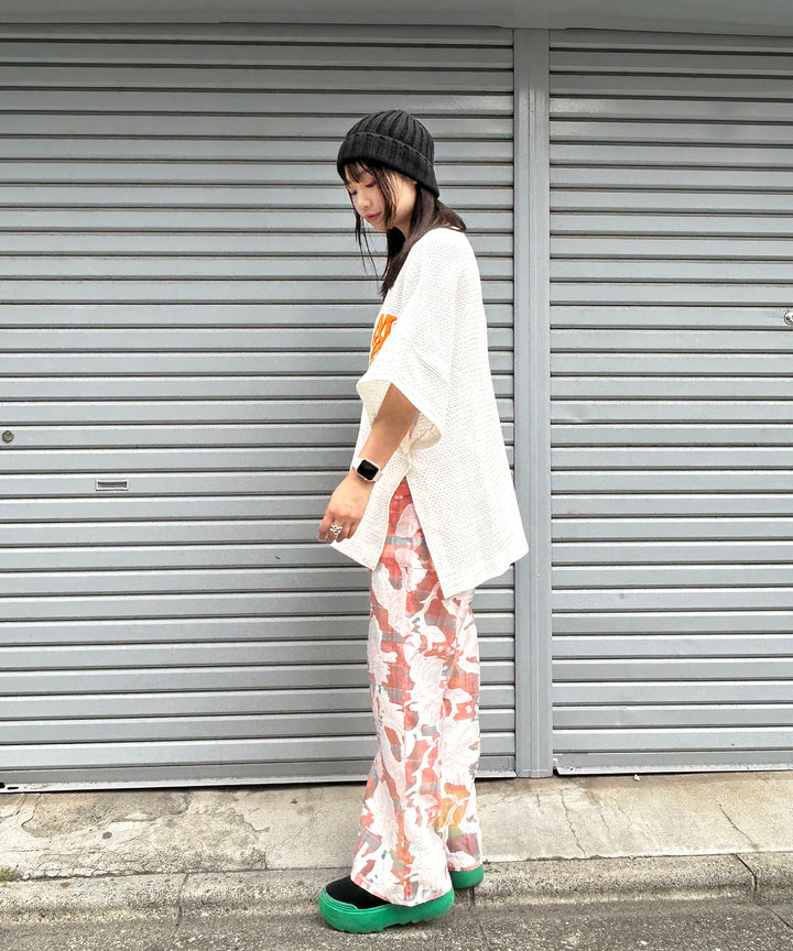 opal sheer check pants