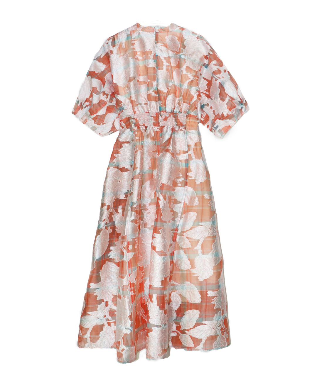 opal sheer check dress