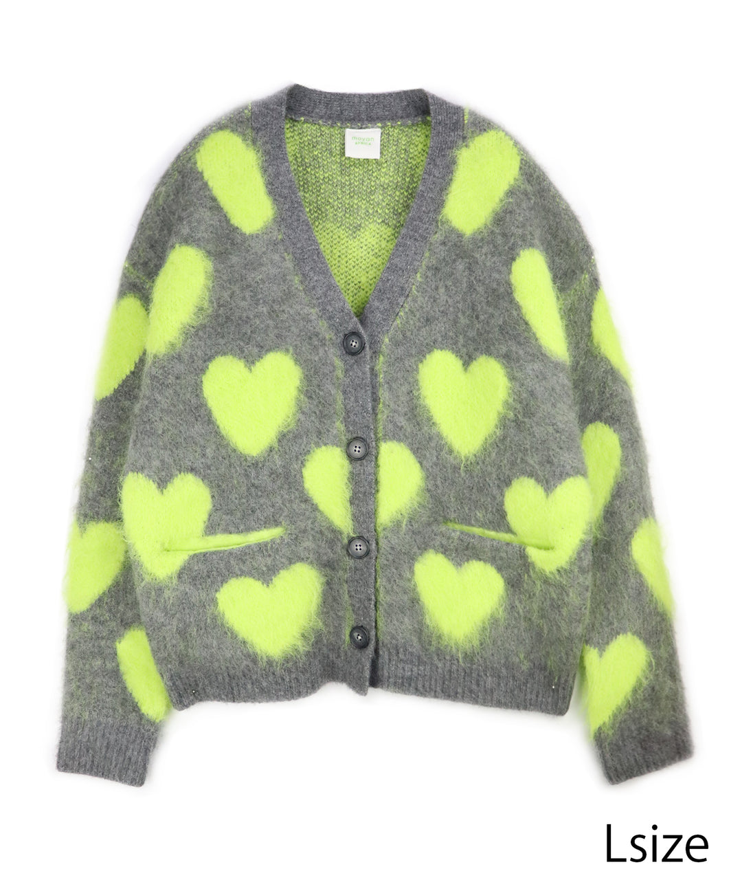 LOVE BOMB BRUSHED KINT CARDIGAN