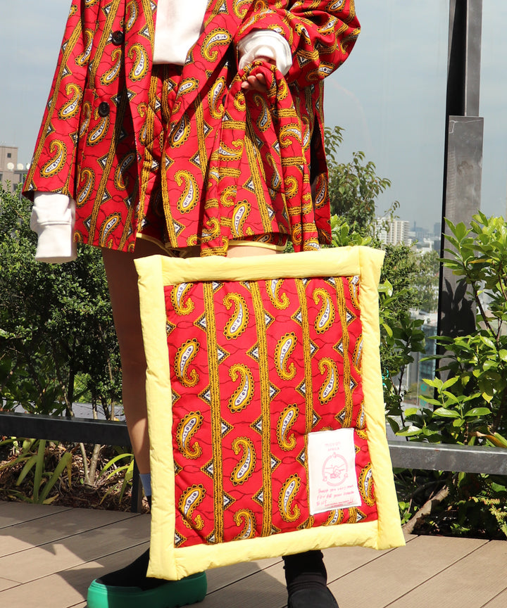 AFRICAN PUFF TOTE BAG