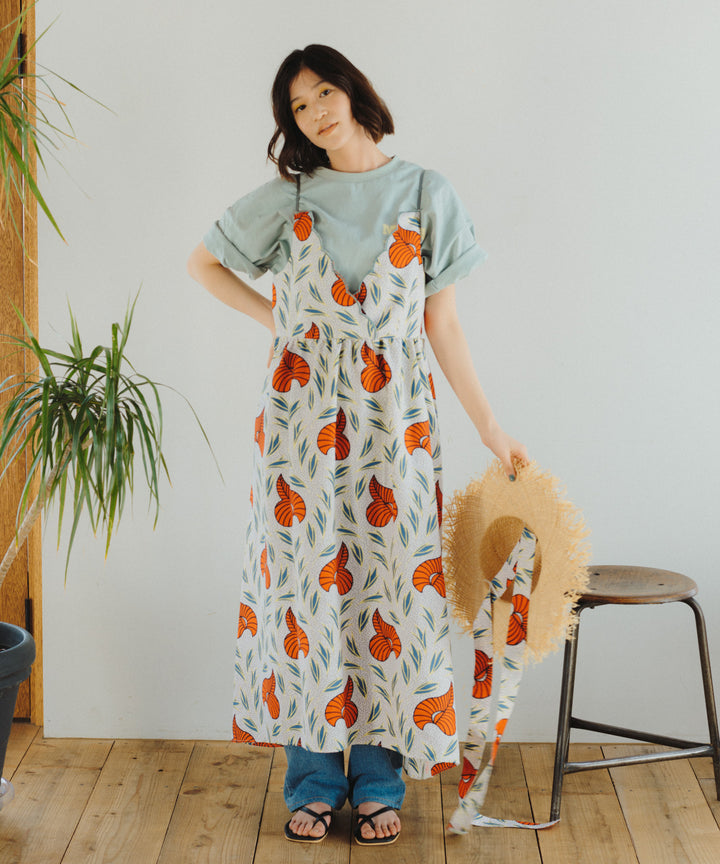 Africa Scallop Dress