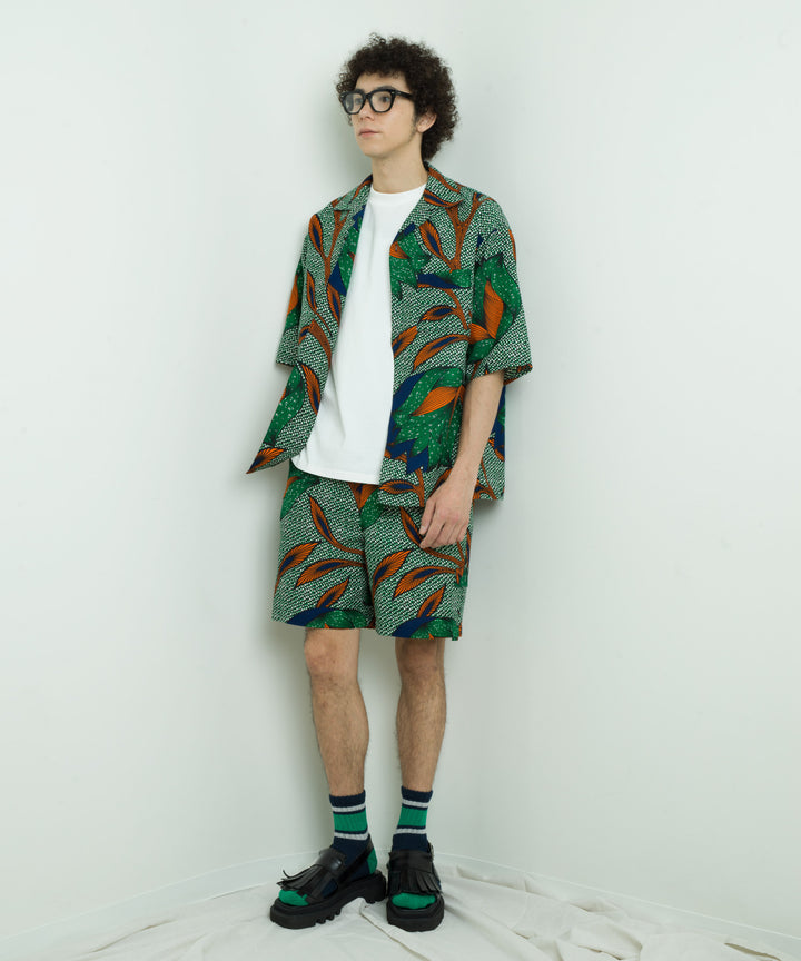 AFRICA OPEN COLLAR SHIRT