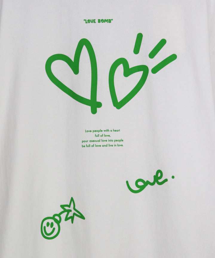 message illustration LONG T-shirt