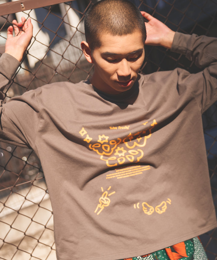 message illustration LONG T-shirt