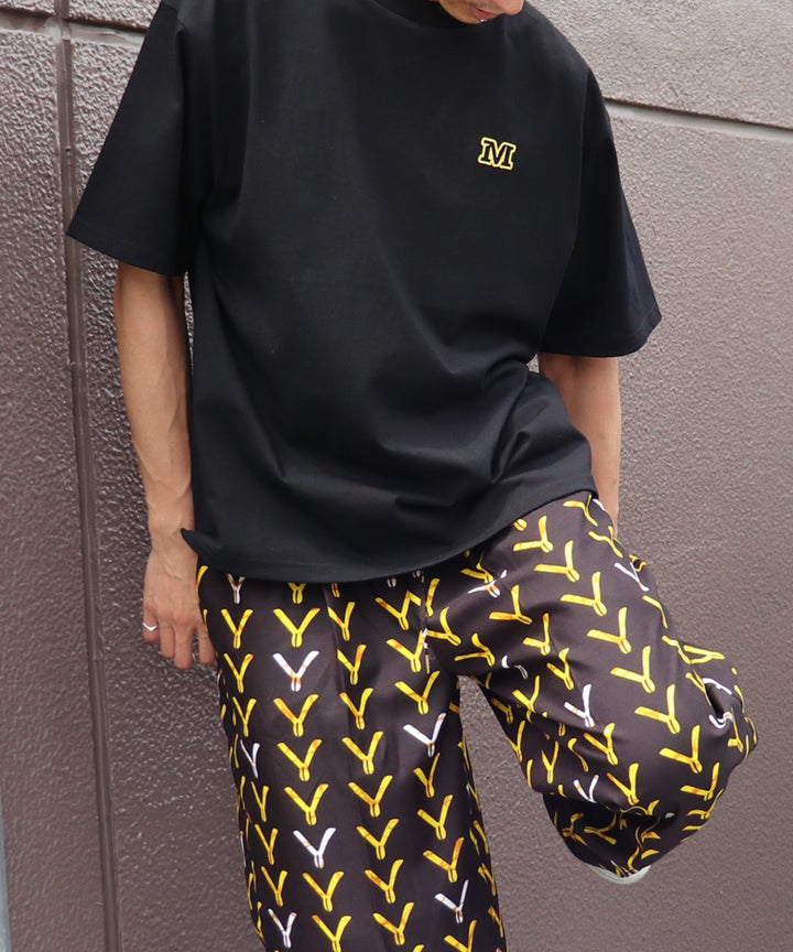 with smileパッチ刺繍Tシャツ
