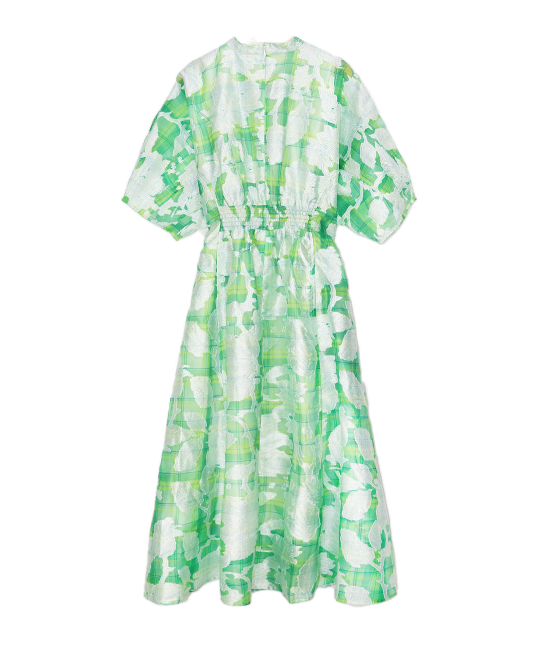 opal sheer check dress