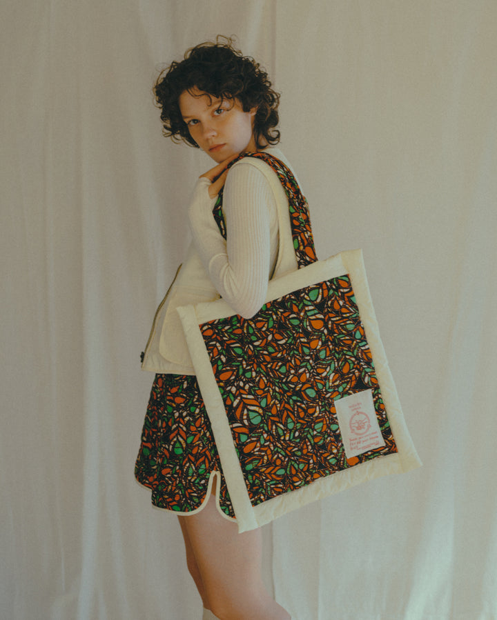 AFRICAN PUFF TOTE BAG