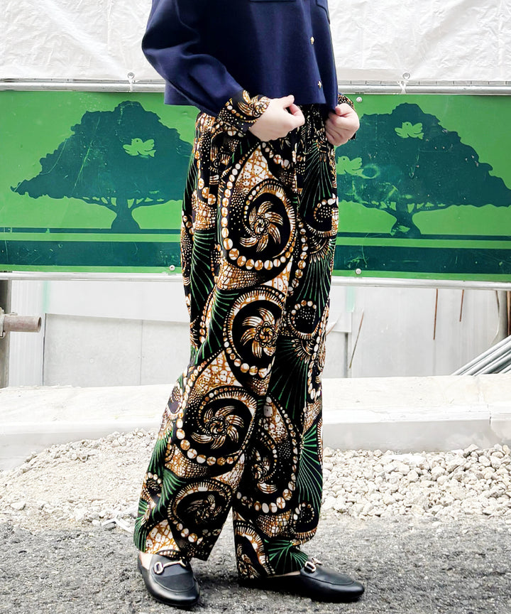Africa easy tuck pants-3