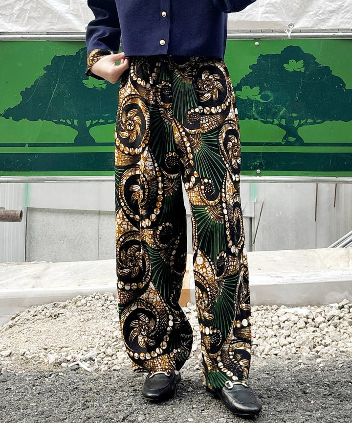 Africa easy tuck pants-3