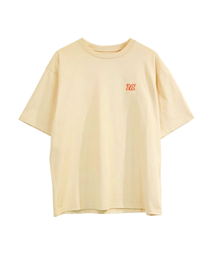 with smileパッチ刺繍Tシャツ