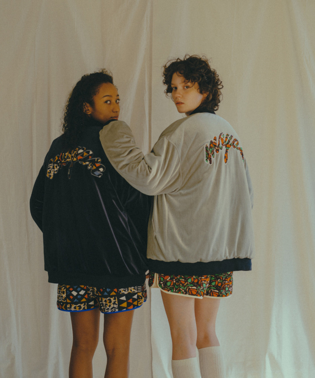 AFRICA REVERSIBLE VELOUR BLOUSON