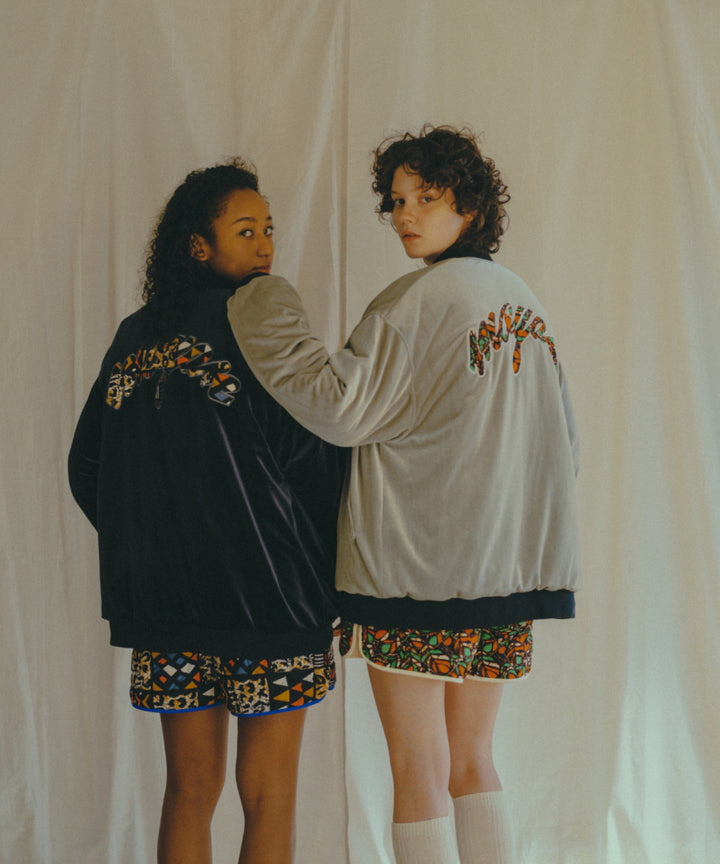 AFRICA REVERSIBLE VELOUR BLOUSON