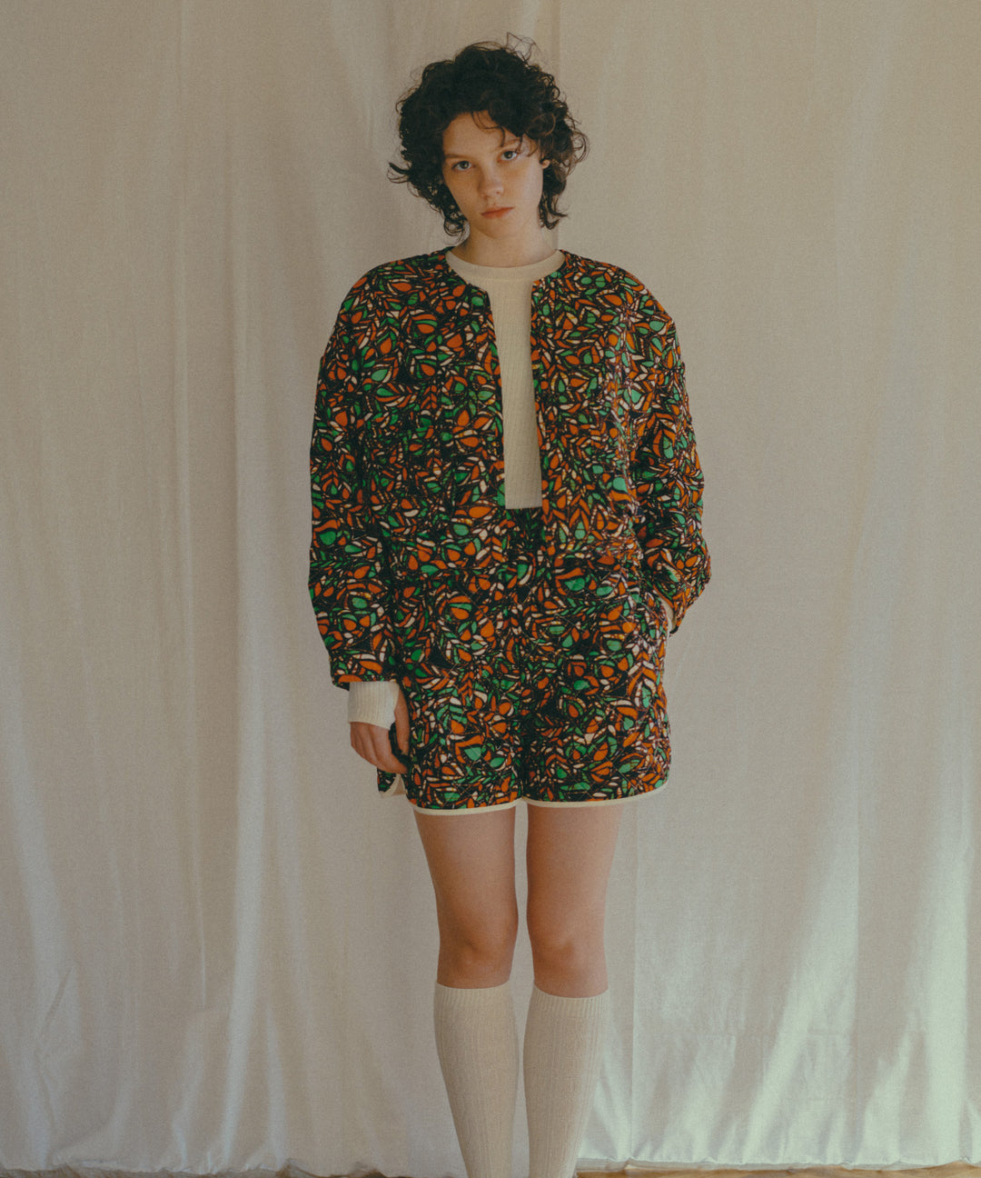 AFRICA REVERSIBLE PADDED SHORT BLOUSON