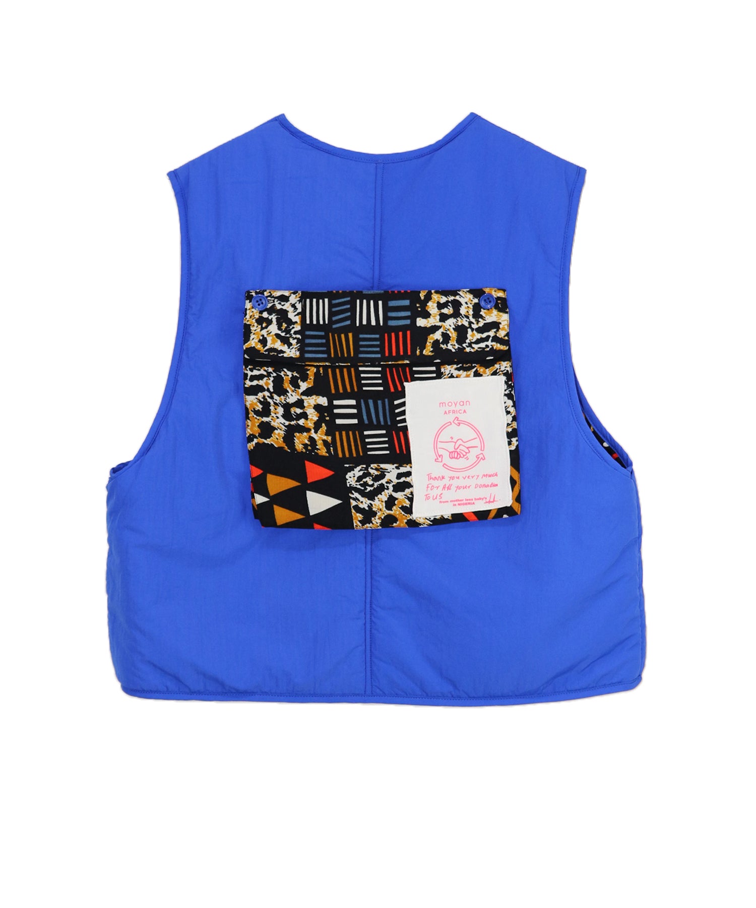 AFRICA REVERSIBLE PADDED VEST – moyan ecri