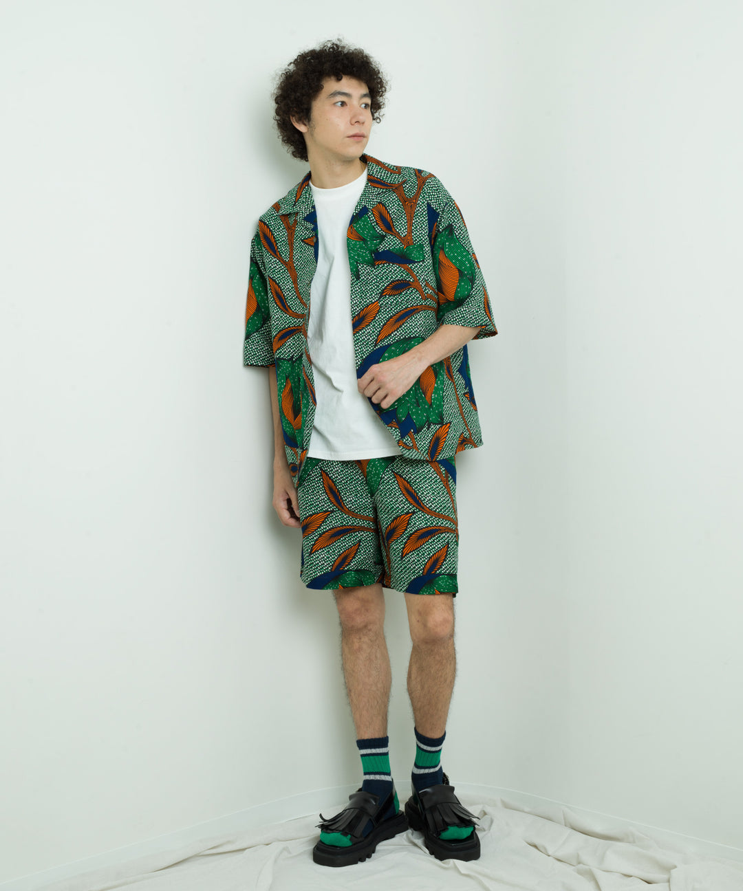 AFRICA OPEN COLLAR SHIRT