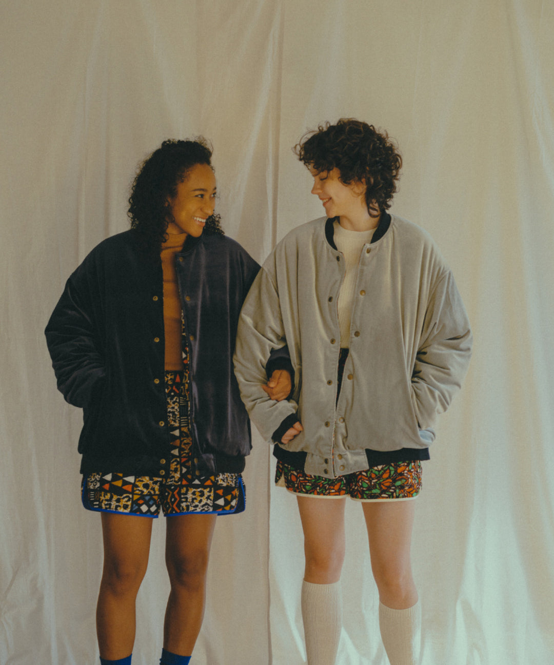 AFRICA REVERSIBLE VELOUR BLOUSON