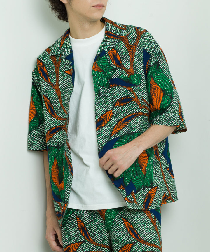 AFRICA OPEN COLLAR SHIRT