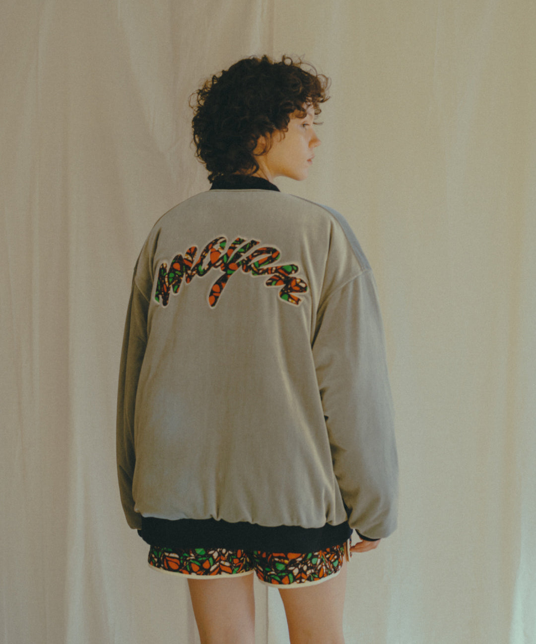AFRICA REVERSIBLE VELOUR BLOUSON