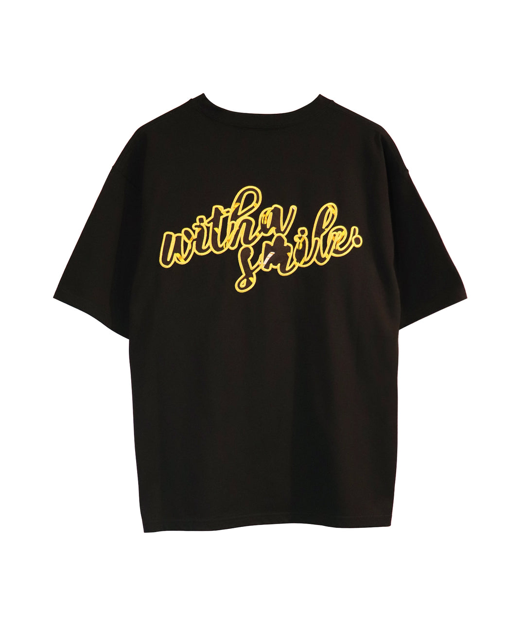with smileパッチ刺繍Tシャツ