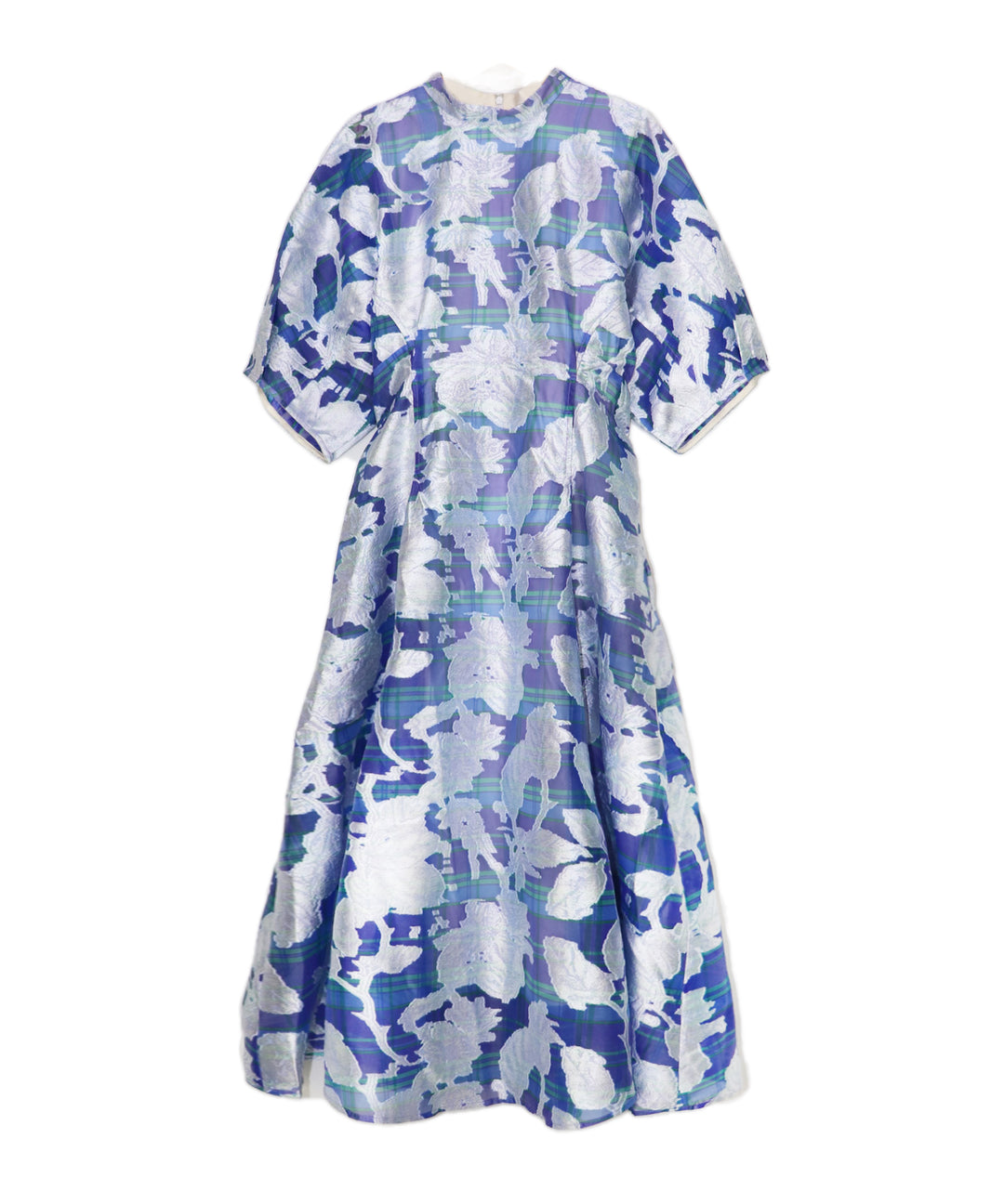 opal sheer check dress