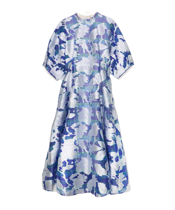 opal sheer check dress