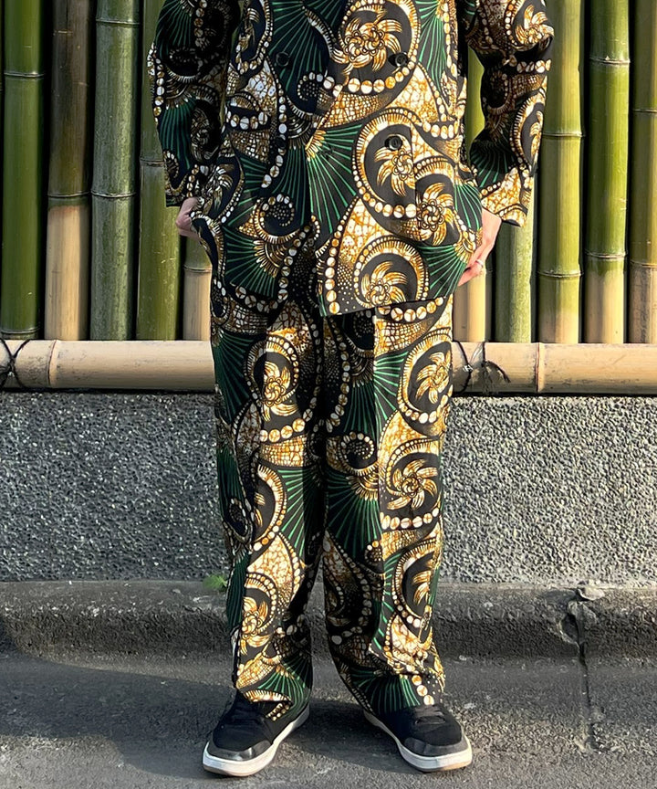 Africa easy tuck pants-3