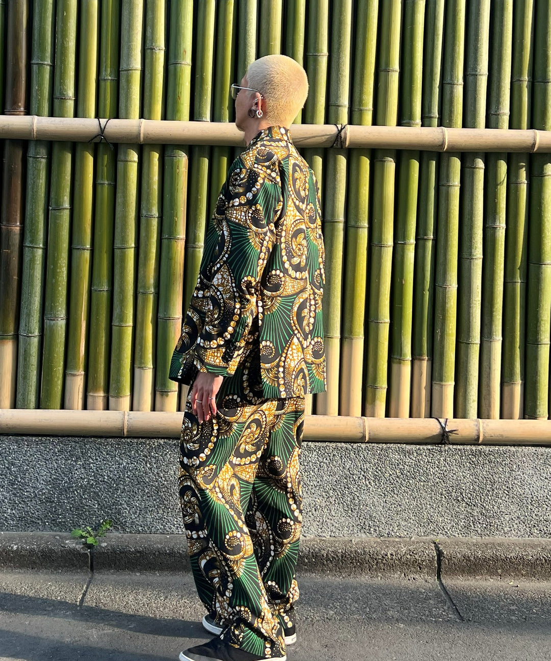 Africa easy tuck pants-3