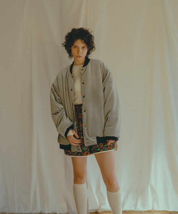 AFRICA REVERSIBLE VELOUR BLOUSON