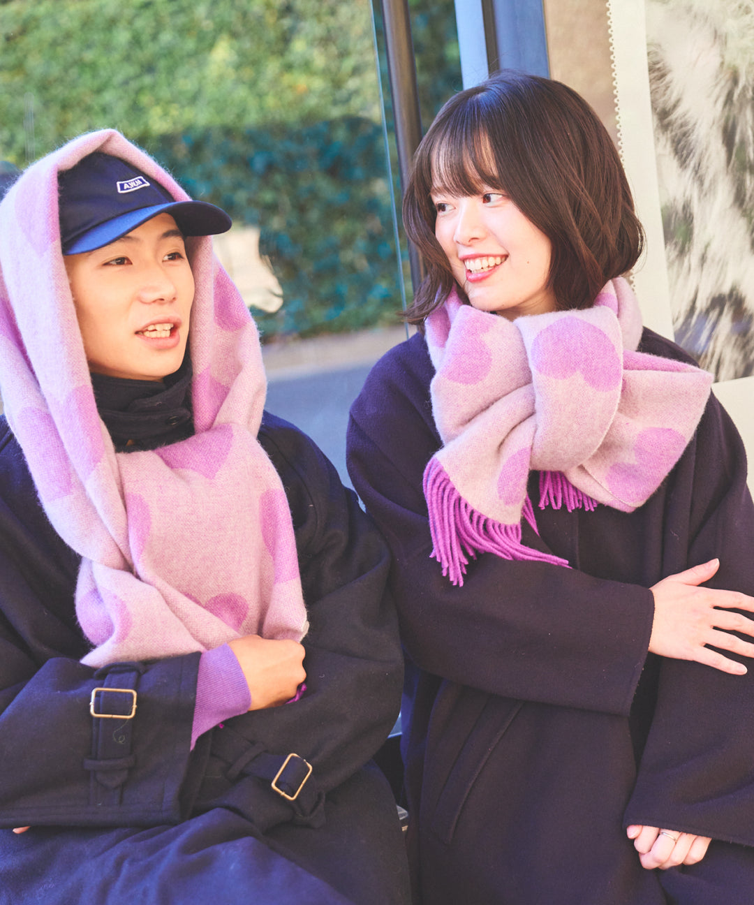 LOVE BOMB PATTERN MUFFLER
