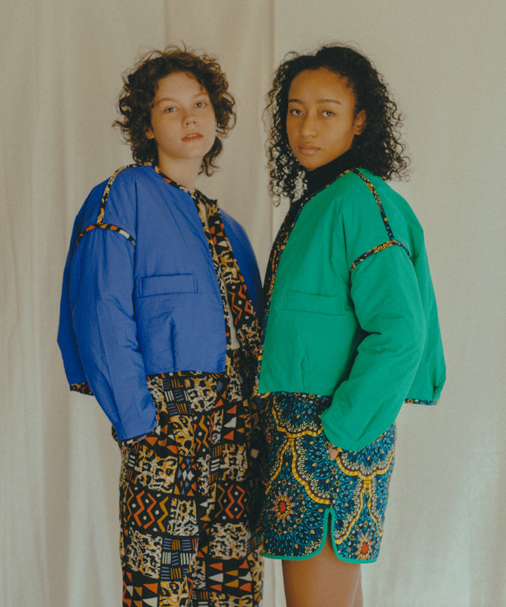 AFRICA REVERSIBLE PADDED SHORT BLOUSON
