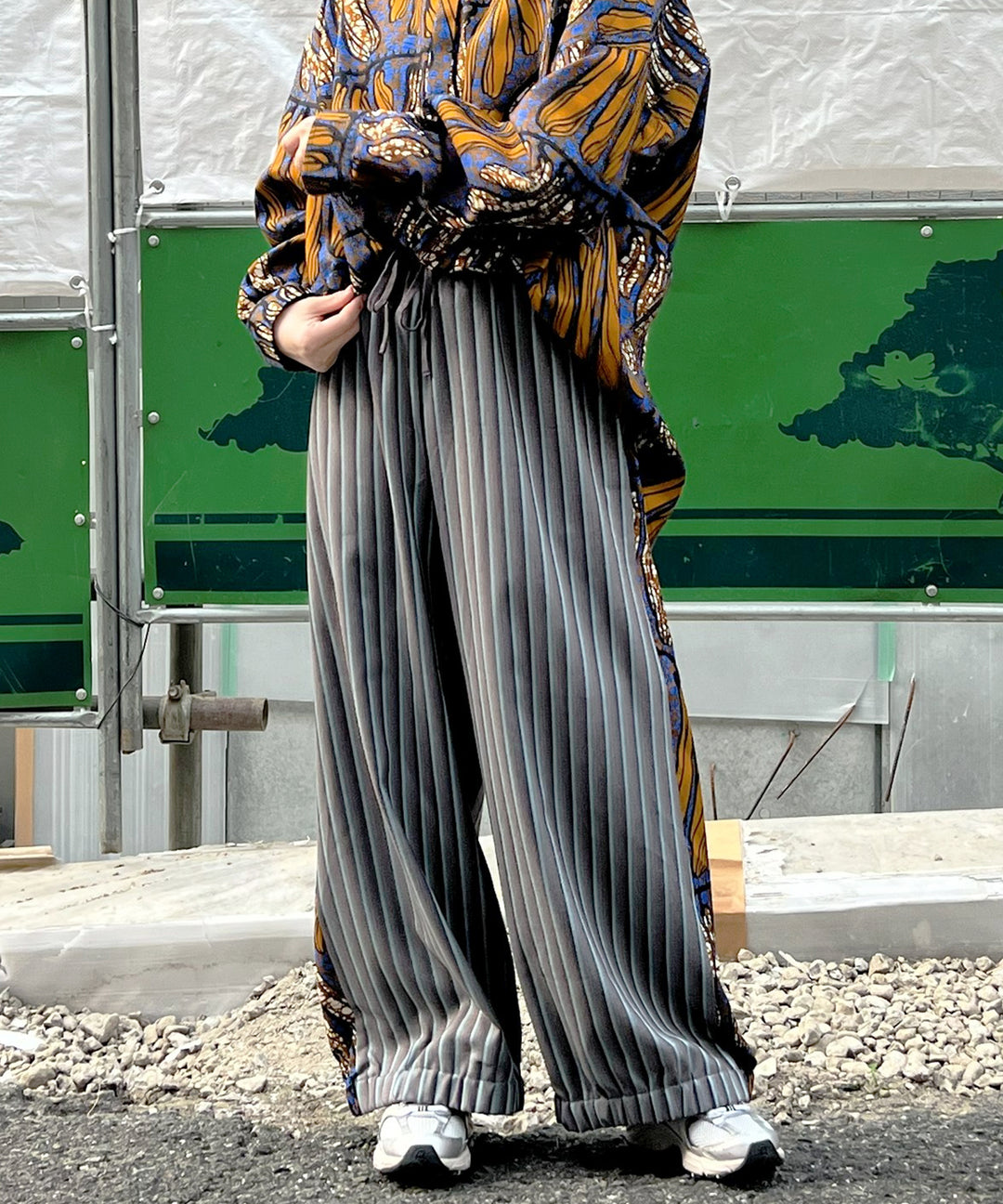 Side line stripe easy pants
