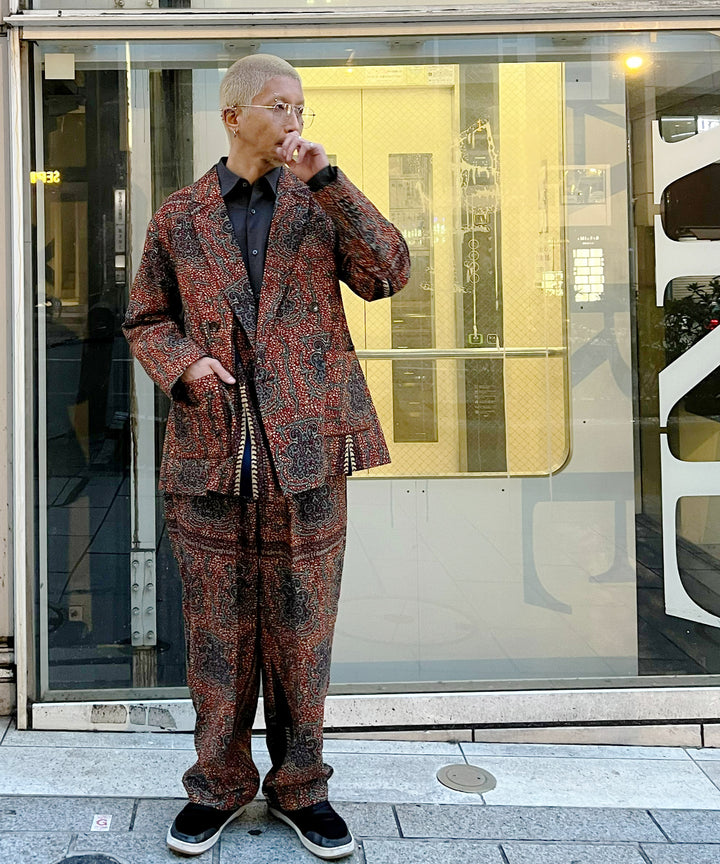 Africa easy tuck pants-3