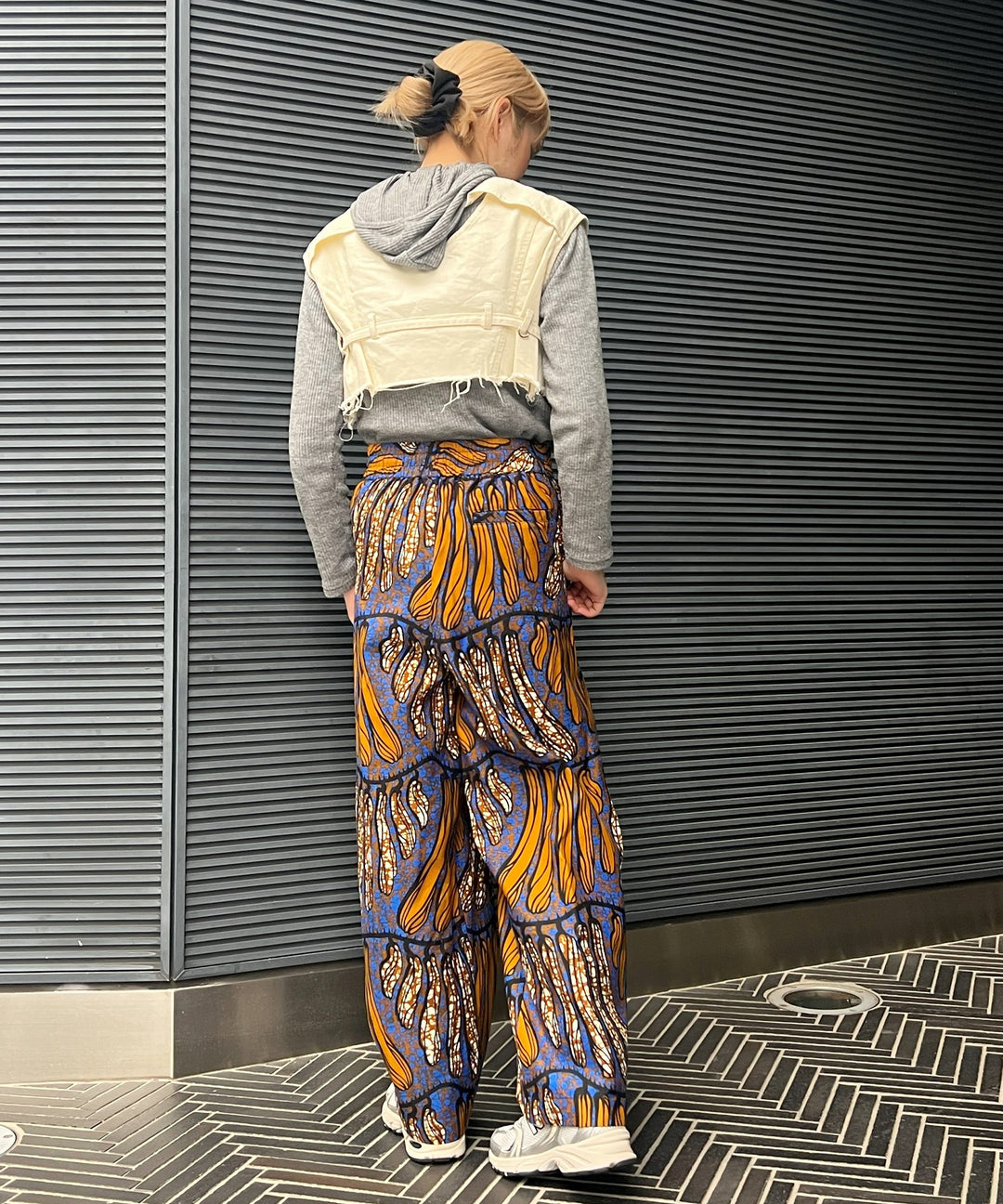 Africa easy tuck pants-3