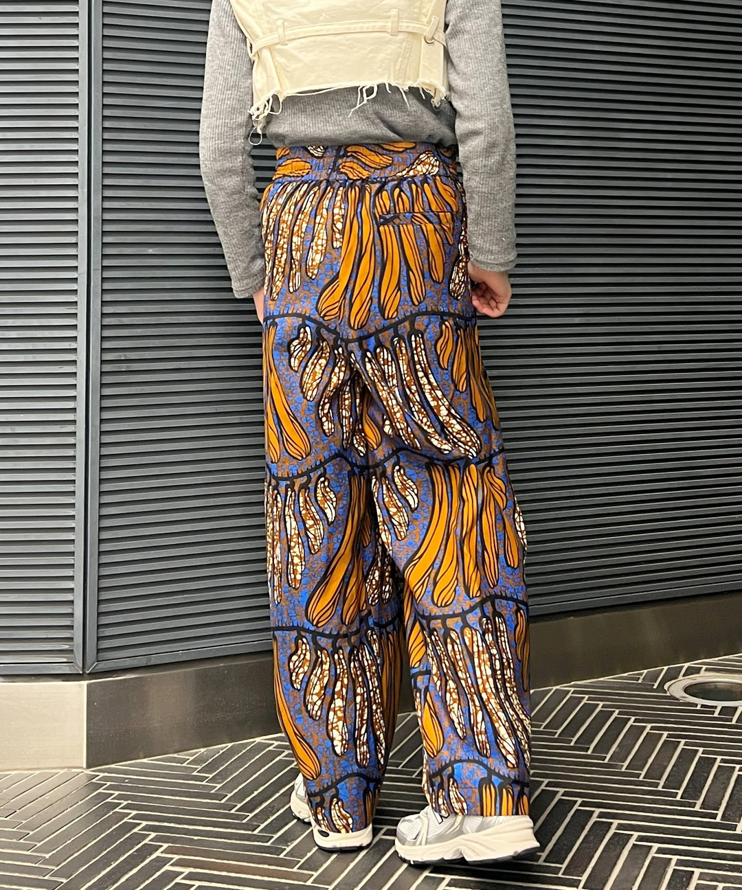 Africa easy tuck pants-3