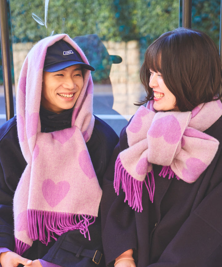LOVE BOMB PATTERN MUFFLER