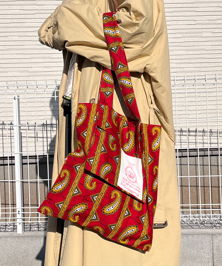 AFRICAN POCKET TOTE BAG