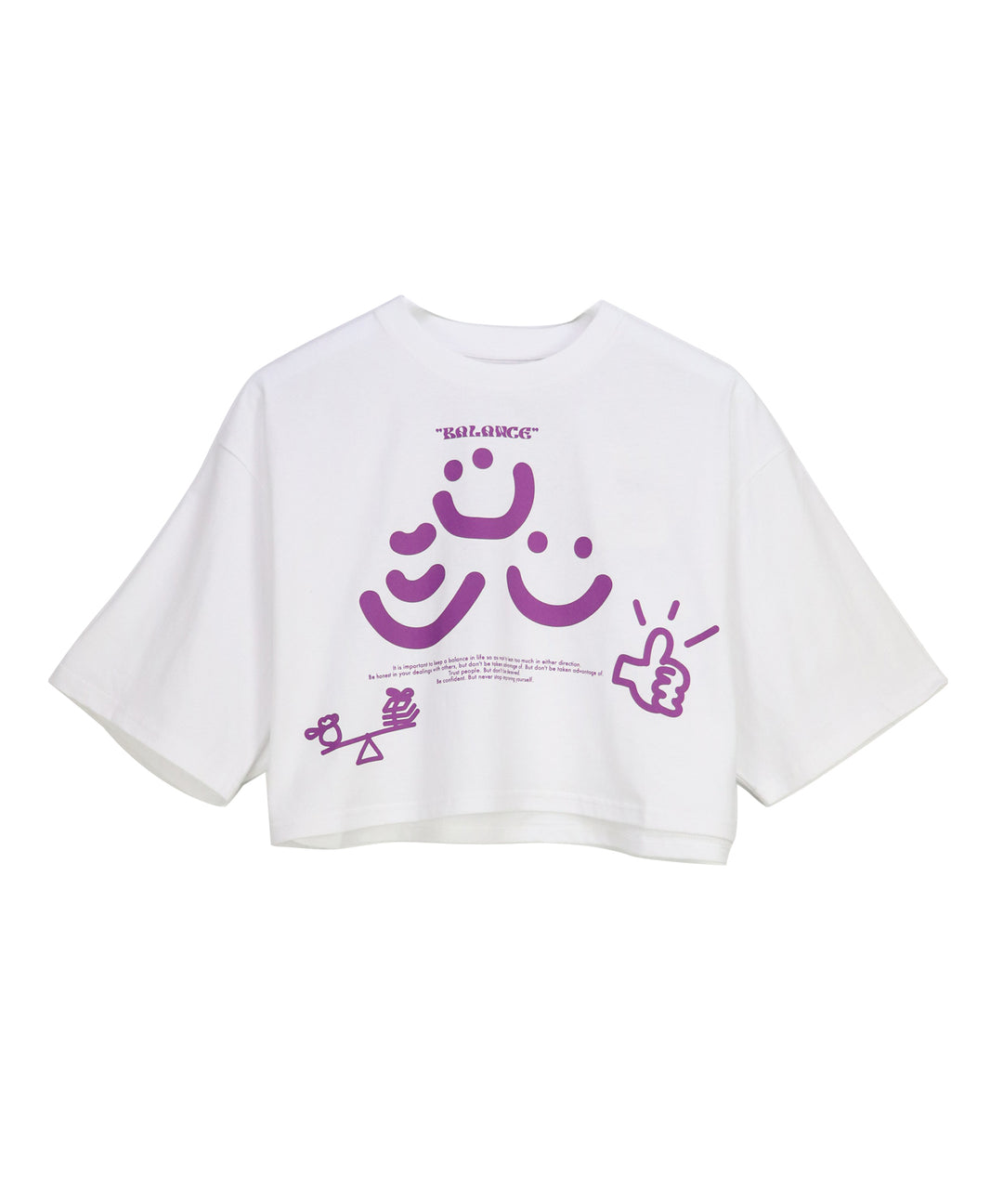 message illustration short T-shirt