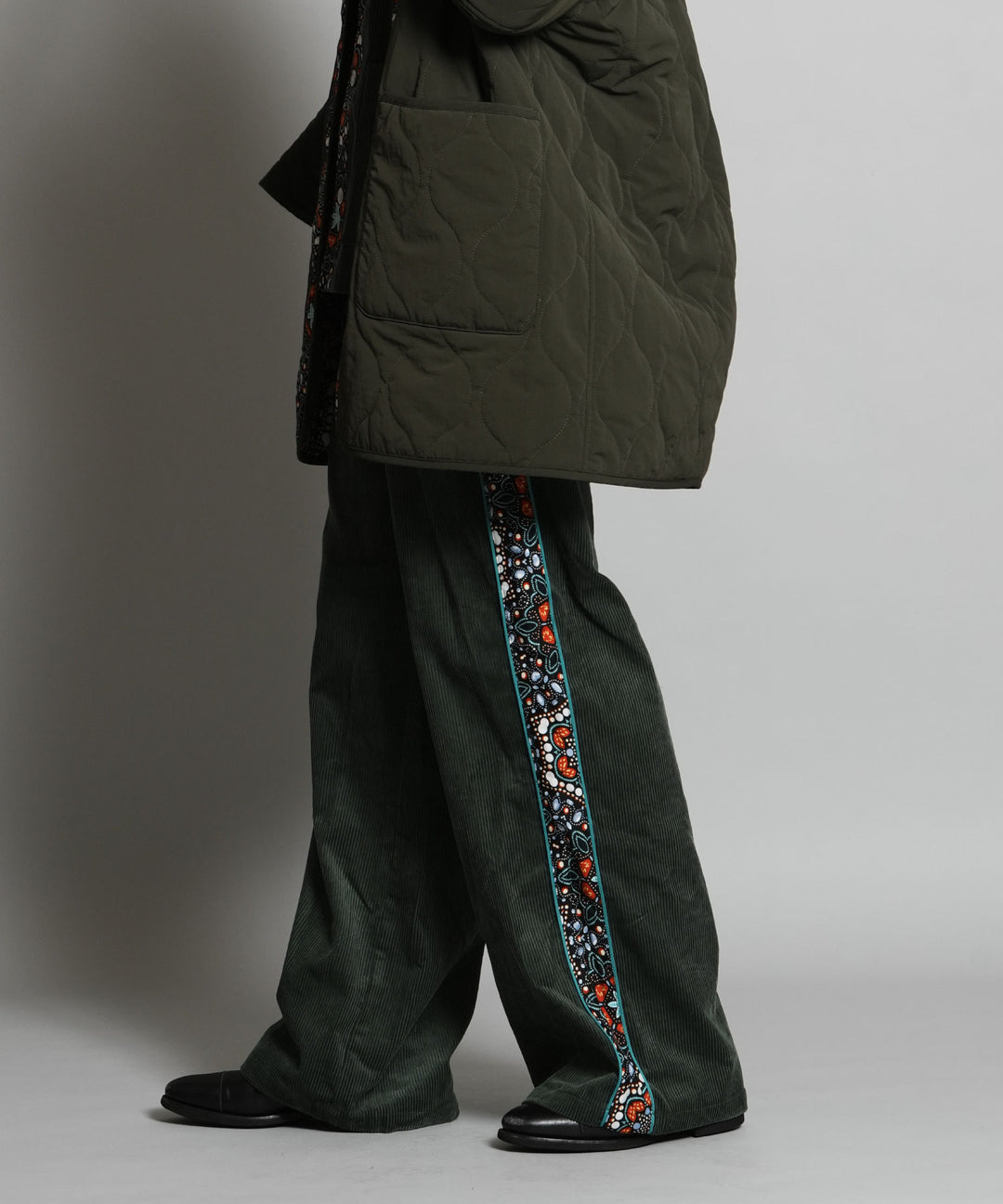 CORDUROY SIDE LINE PANTS