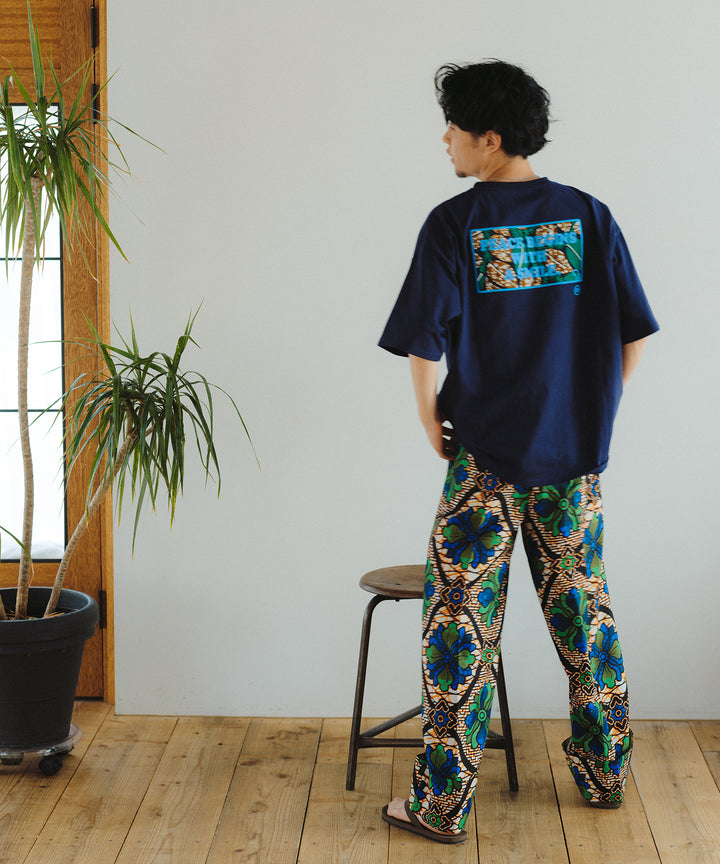 Back patch embroidery message Tshirt