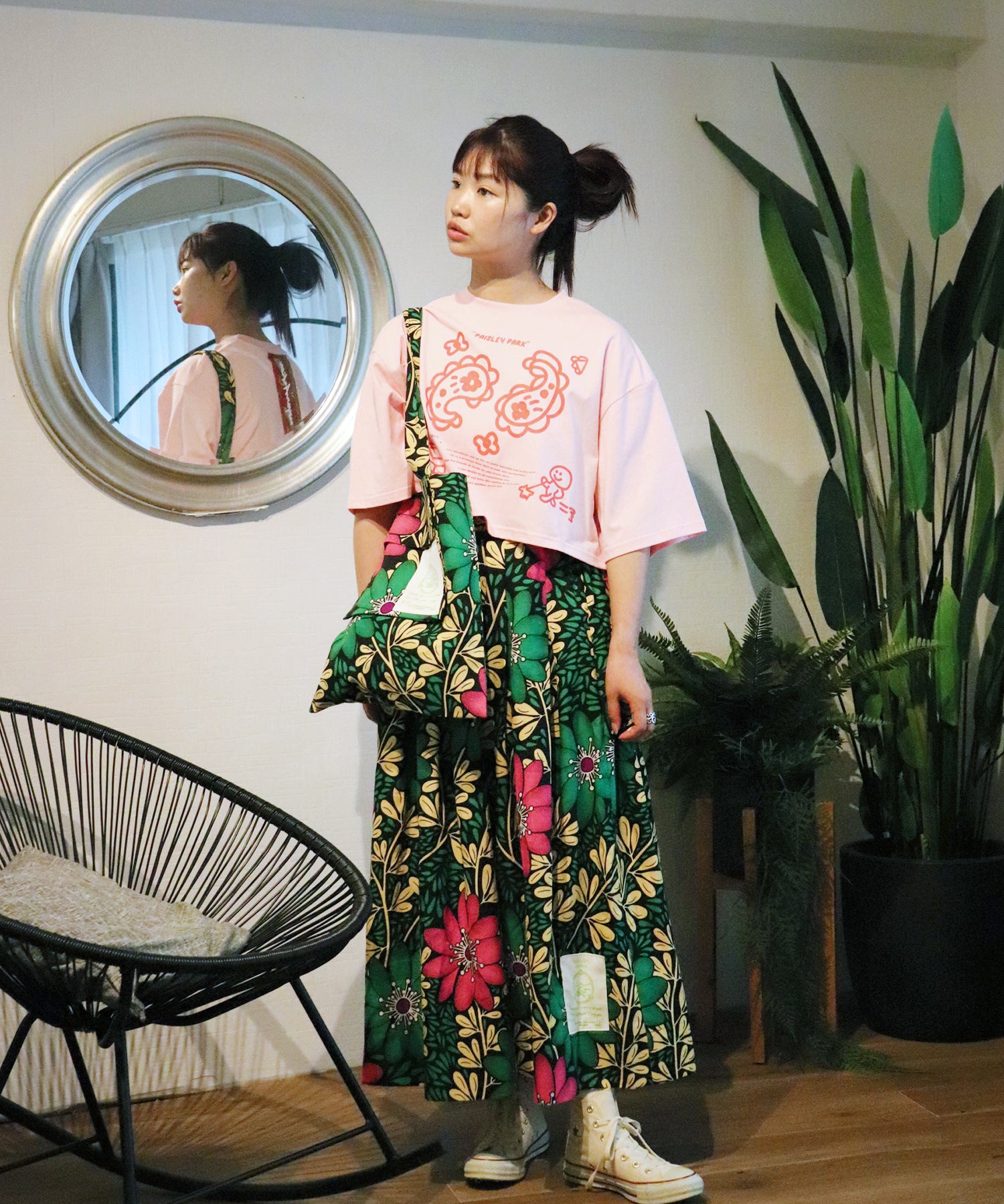 Africa tuck flare skirt – moyan ecri