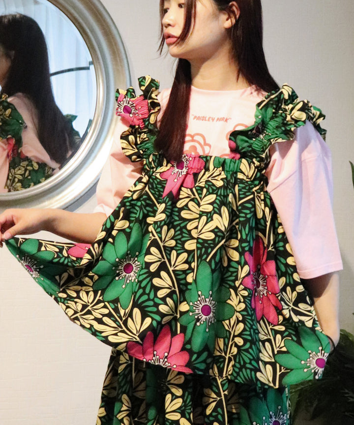 SHOULDER FRILL CAMI BUSTIER