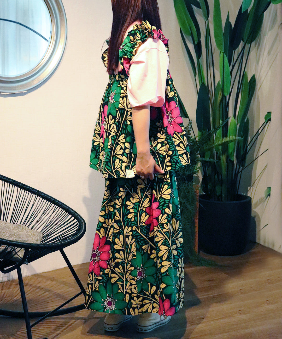 SHOULDER FRILL CAMI BUSTIER