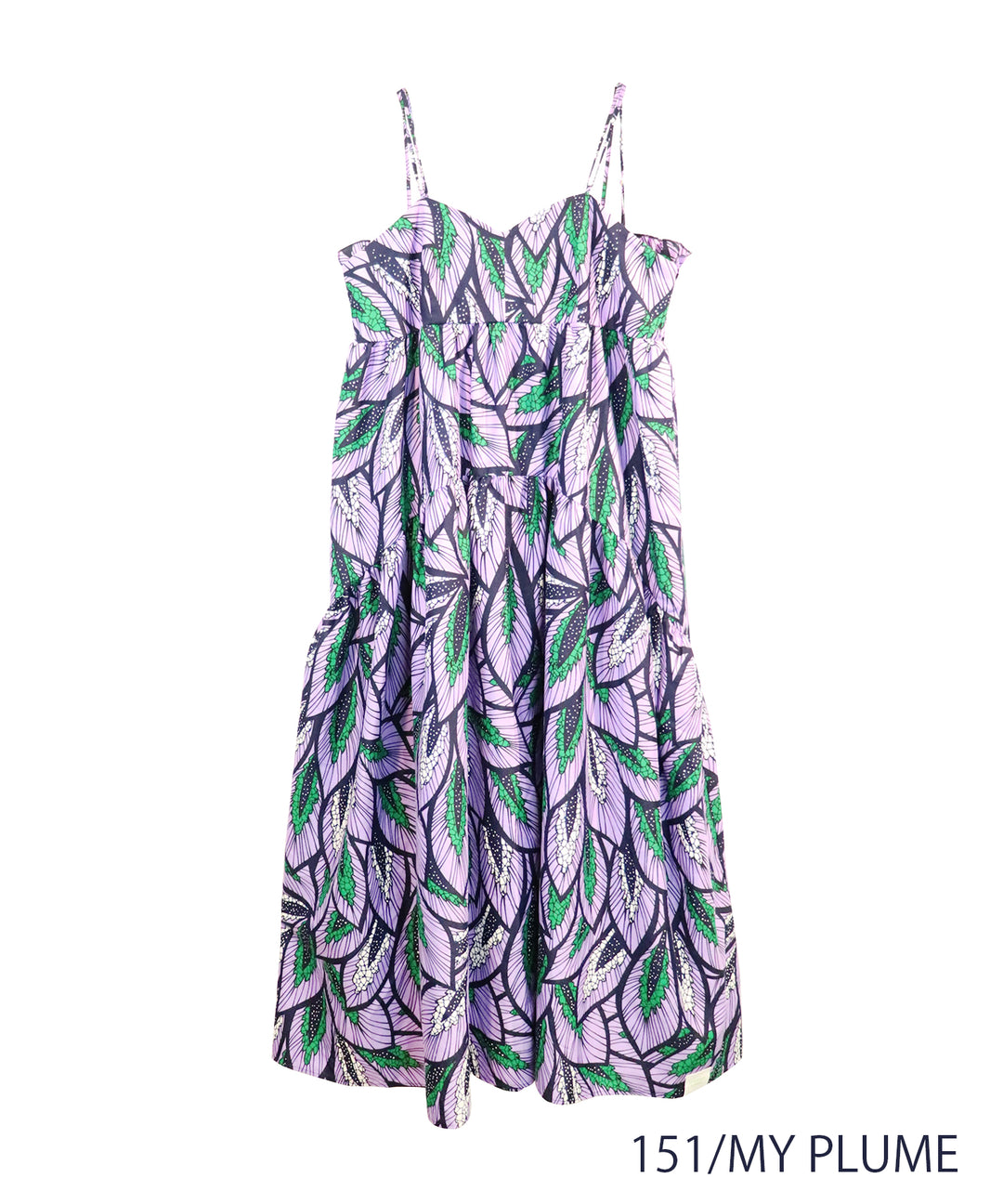 Africa tiered cami dress