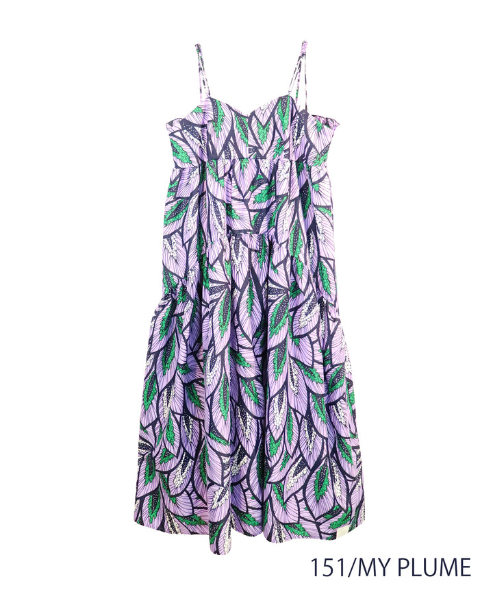Africa tiered cami dress