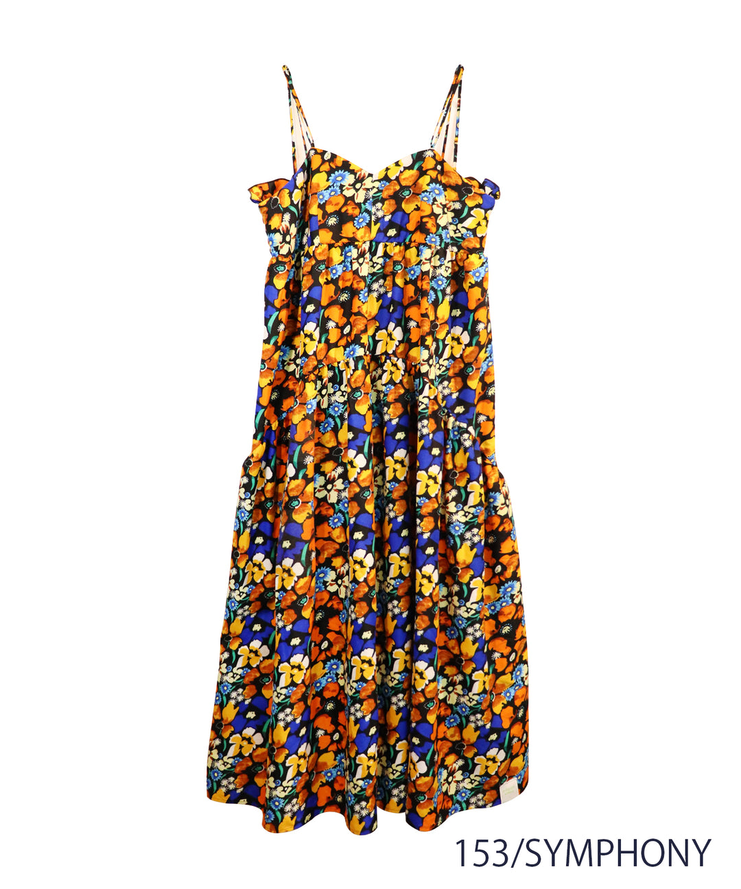 Africa tiered cami dress