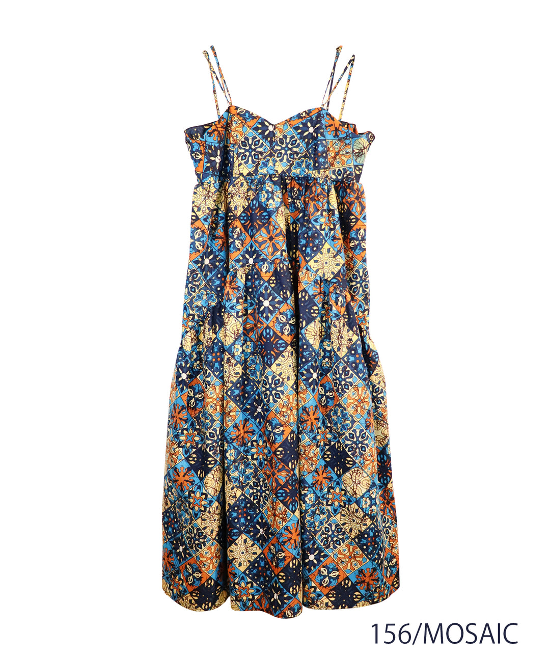 Africa tiered cami dress